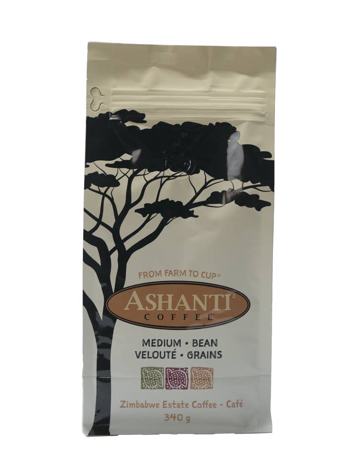 340gr Medium Stege Hele Bean for engroshandel hos Ashanti Coffee