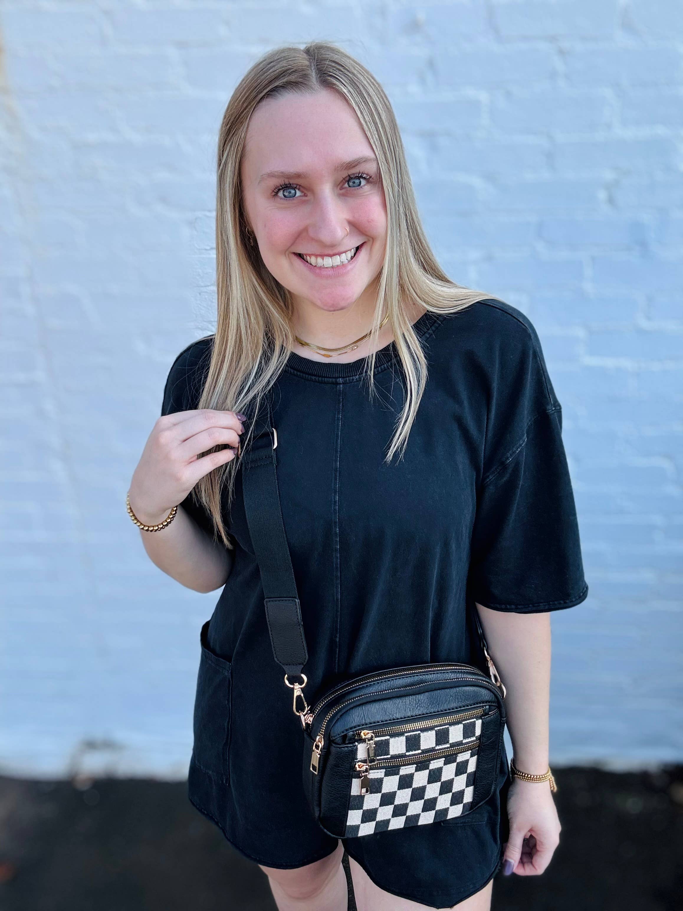 Kaydee Lynn LLC - Wholesale Crossbody Bag - Women's - Checkmate Crossbody5