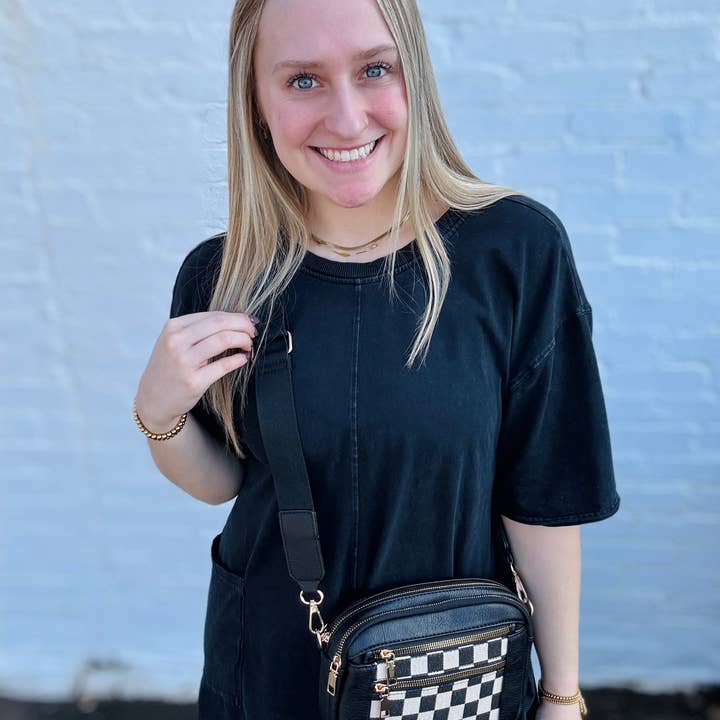 Kaydee Lynn LLC - Wholesale Crossbody Bag - Women's - Checkmate Crossbody5