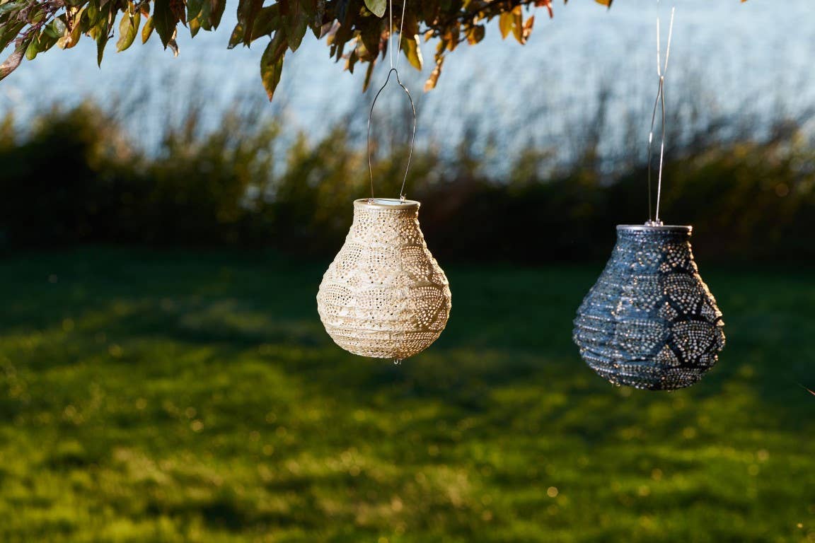 Allsop Home & Garden - Wholesale Outdoor/Lawn Light - Stella Bulb 8" Solar Lantern - Pearl Wave7