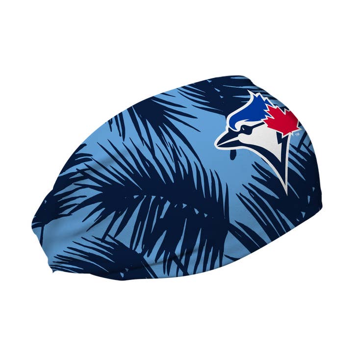 Blue Jays Cooling Headband: Big Palm Cap Logo for wholesale by Vertical Athletics