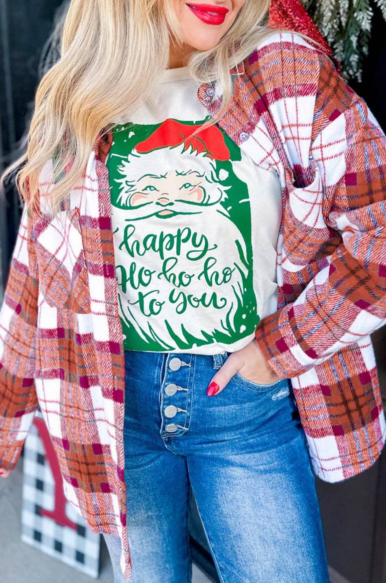 Suhkasana – Großhandel Hemdjacke/Shacket – Damen – Weihnachtliches kariertes Flanellhemd für Damen3