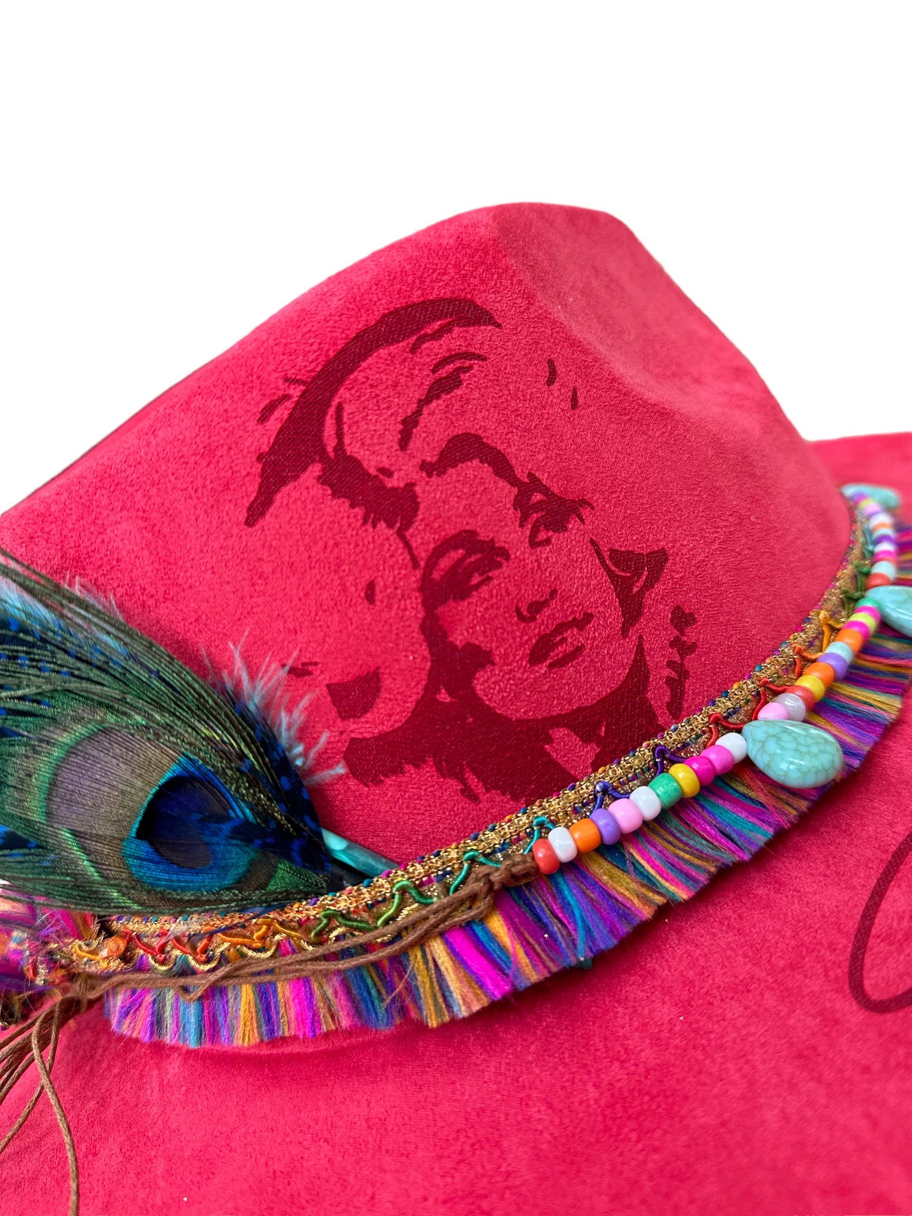 Wild Indigo - Wholesale Fedora - Women's - Dolly Western Style Rancher Hat Burnt Hat1