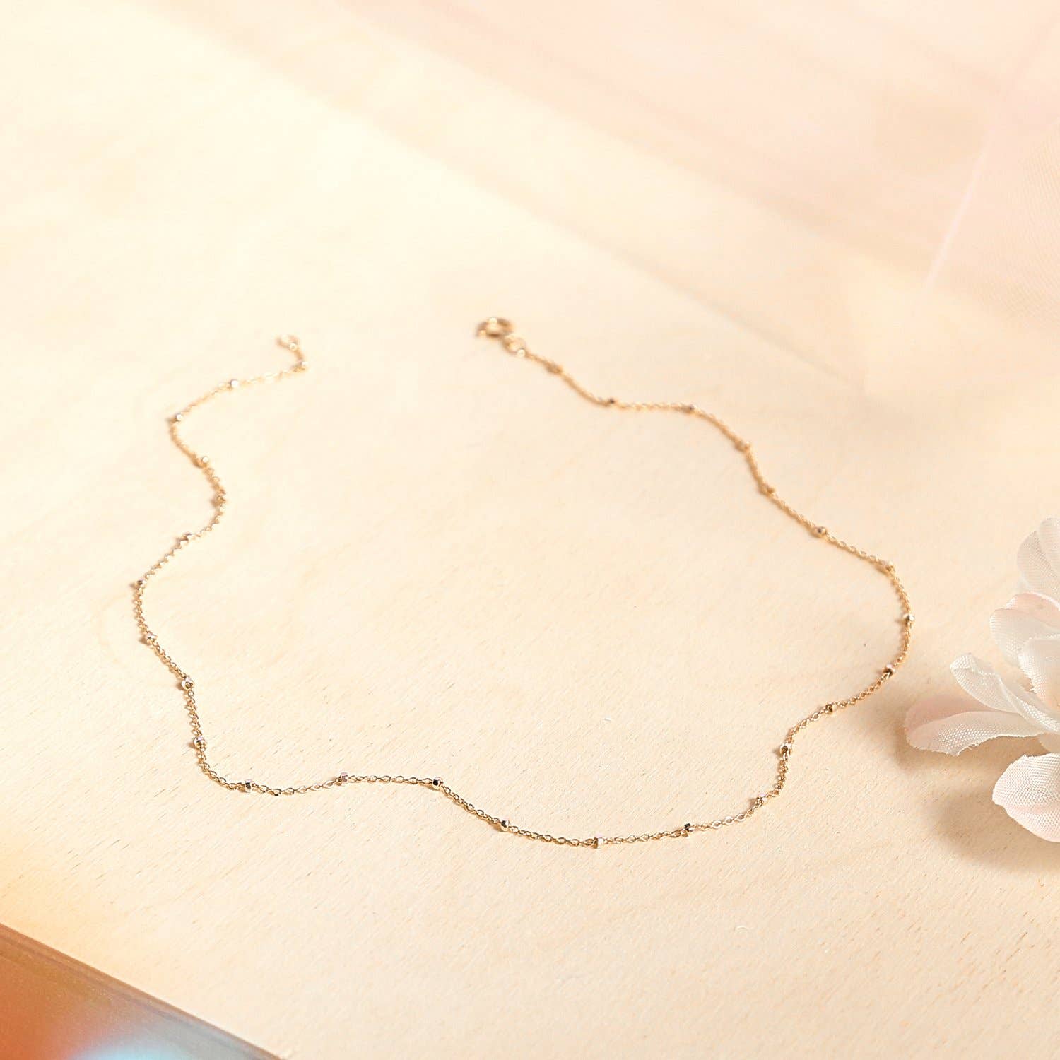 Ofina Jewelry - Wholesale Choker/Collar - 2 Tone Ball Chain Choker2