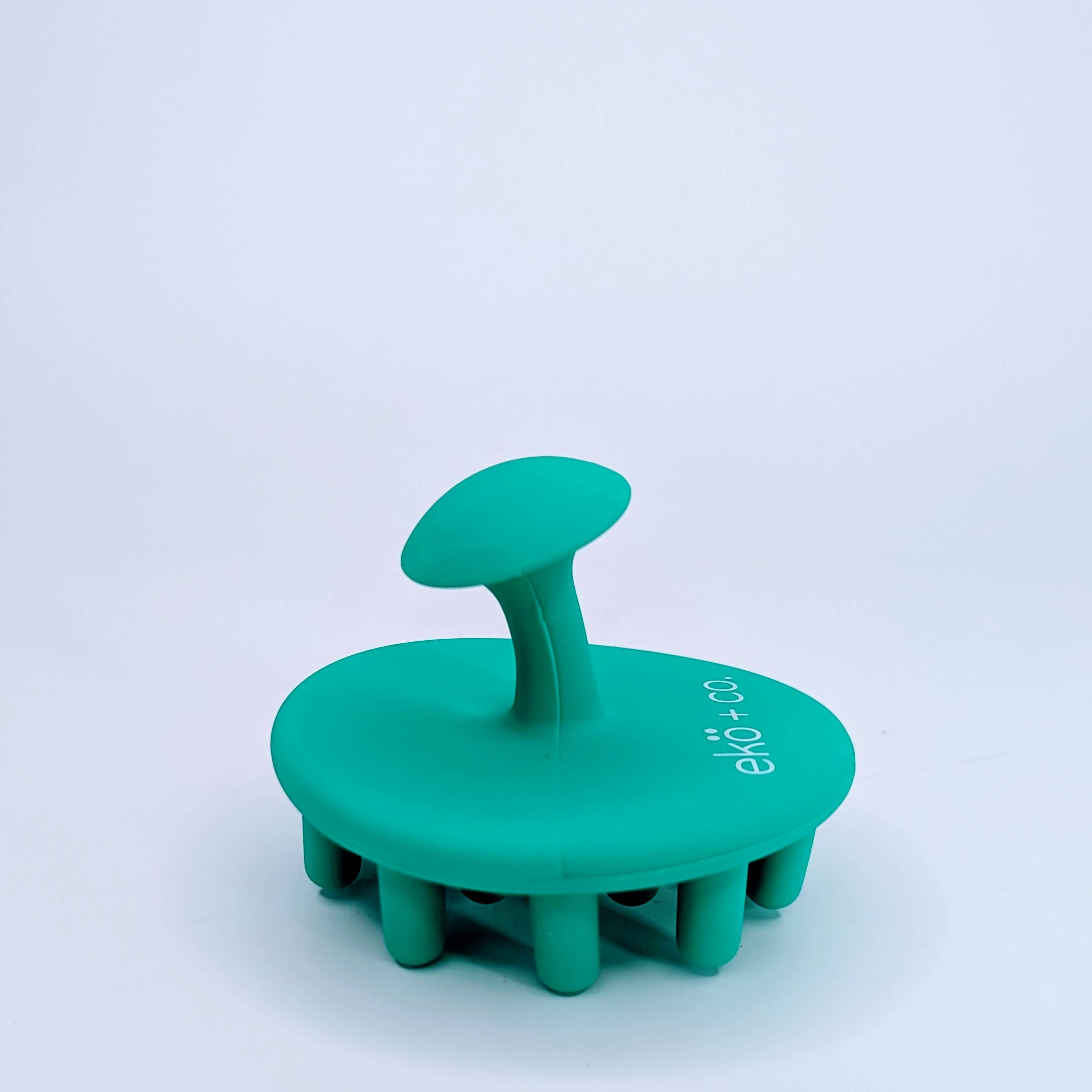 GreenWave – Coçador/massajador de cabeça por atacado – Escova de Silicone para Massagem no Couro Cabeludo - Cerdas Grandes e Redondas4