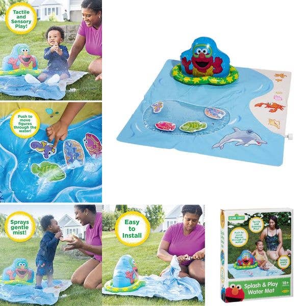 St. Louis Wholesale LLC - Wholesale Beach/Pool Toy - Kids & Baby - Closeout - Sesame Street Gear - Splash And Play Water Mat 0