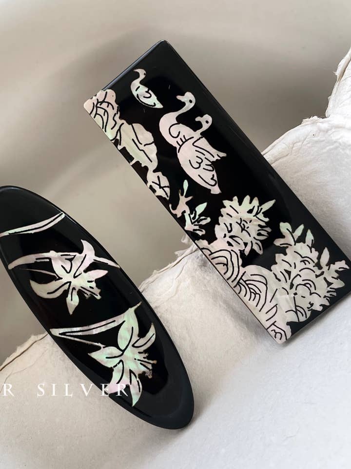 Pince à cheveux pour peintures acryliques pour la vente par MINICYBER STUDIO