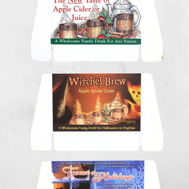 Olde Tradition Spice - Wholesale Retailer Display Stand/Case - 5-Foot Floor Display for Mulling Spices – 3 Themes2