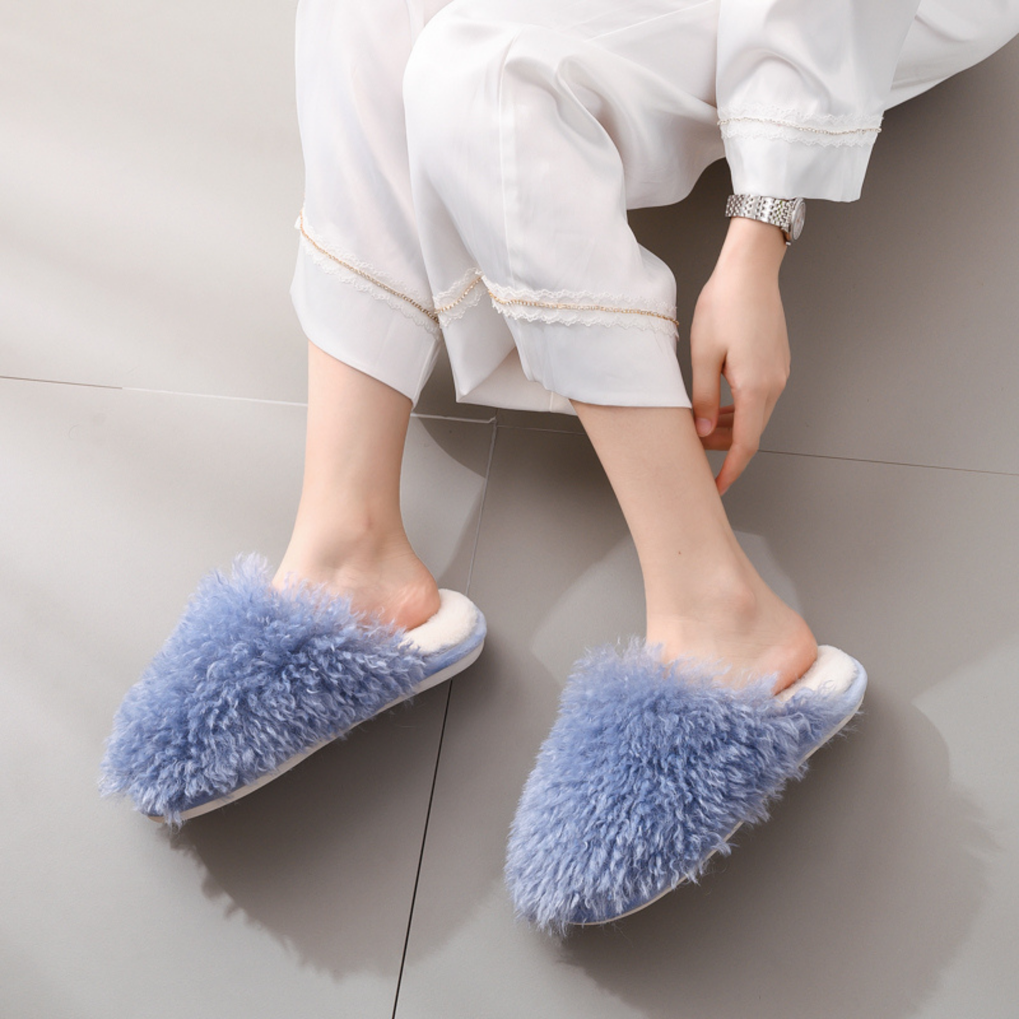 DrifWoo - Vente Chaussons – femme - Pantoufles moelleuses pour femmes Bride to be Gift Spa Slippers Bridal3