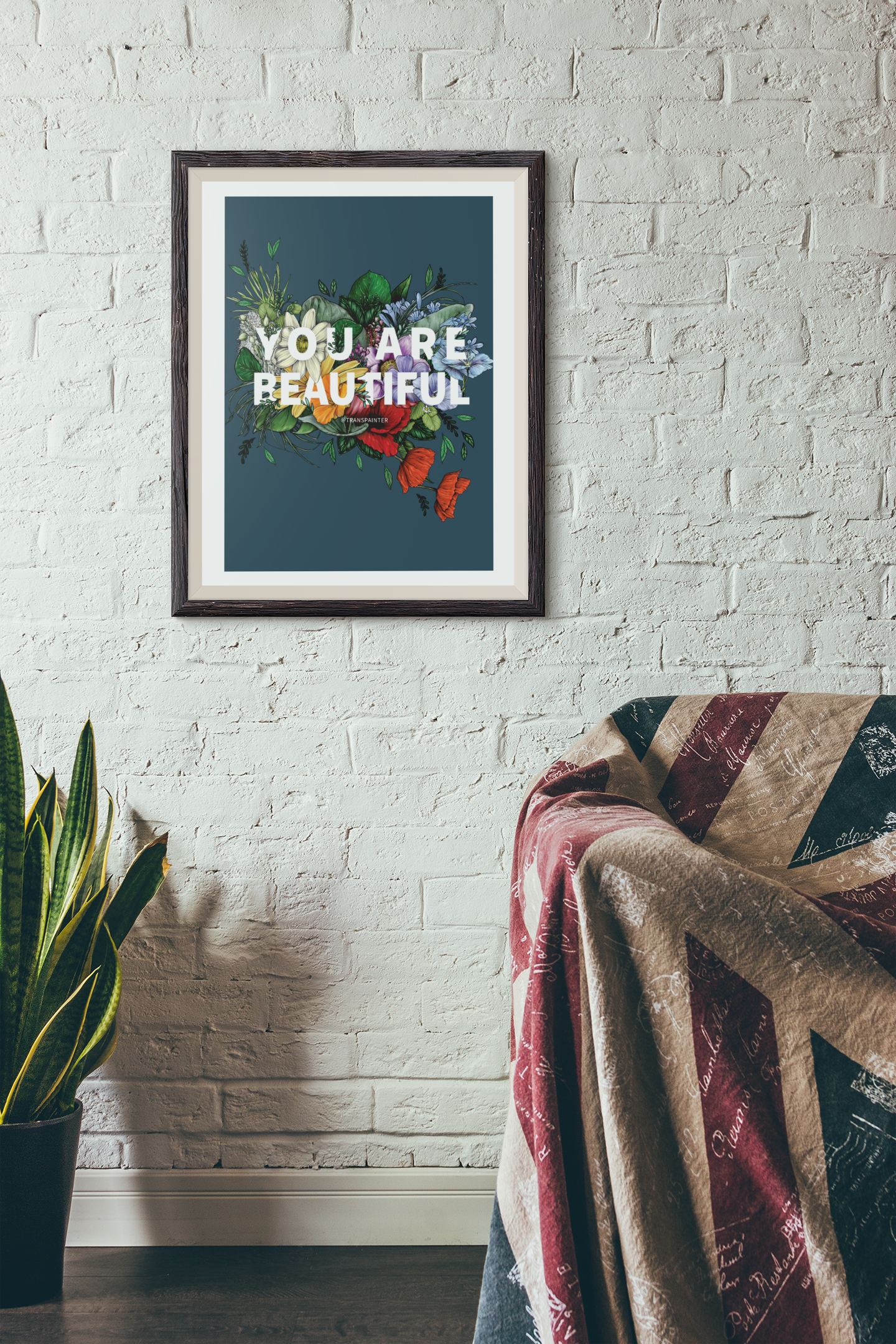 Transpainter - Wholesale Art Print - You Are Beautiful Art Print | Self Love Poster6
