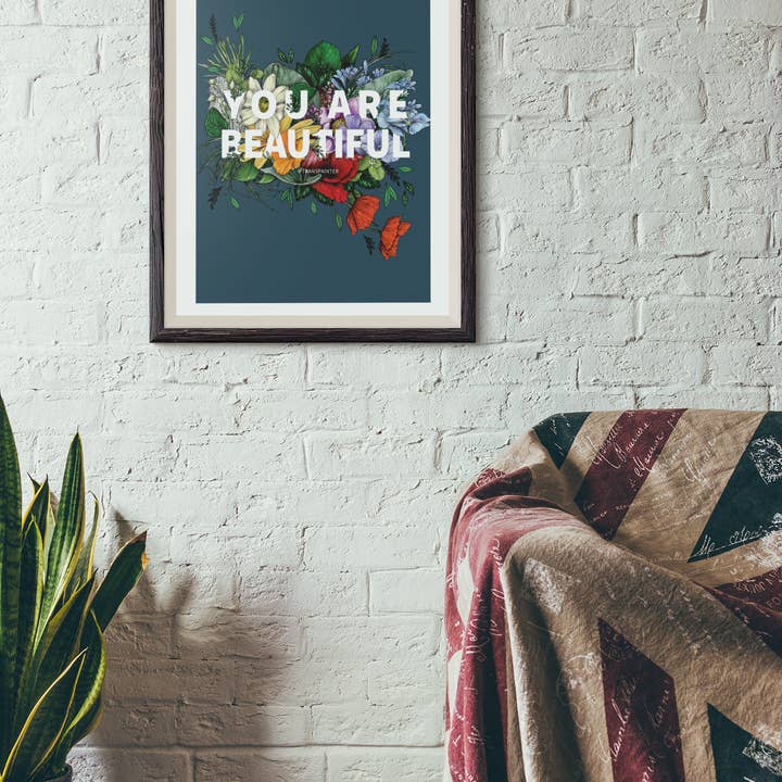Transpainter - Wholesale Art Print - You Are Beautiful Art Print | Self Love Poster6