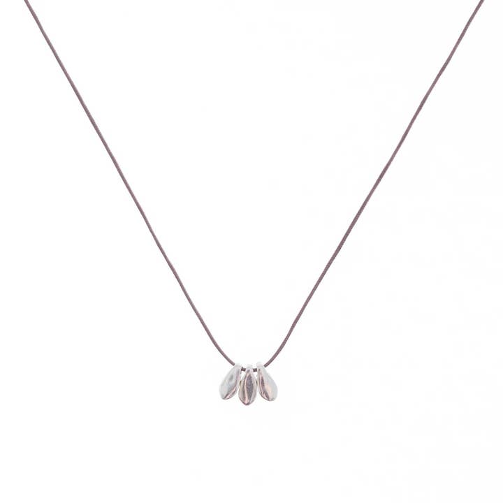 Bronwen Jewelry - Wholesale Pendant/Charm Necklace - Tiny Charm - 3 Petal5