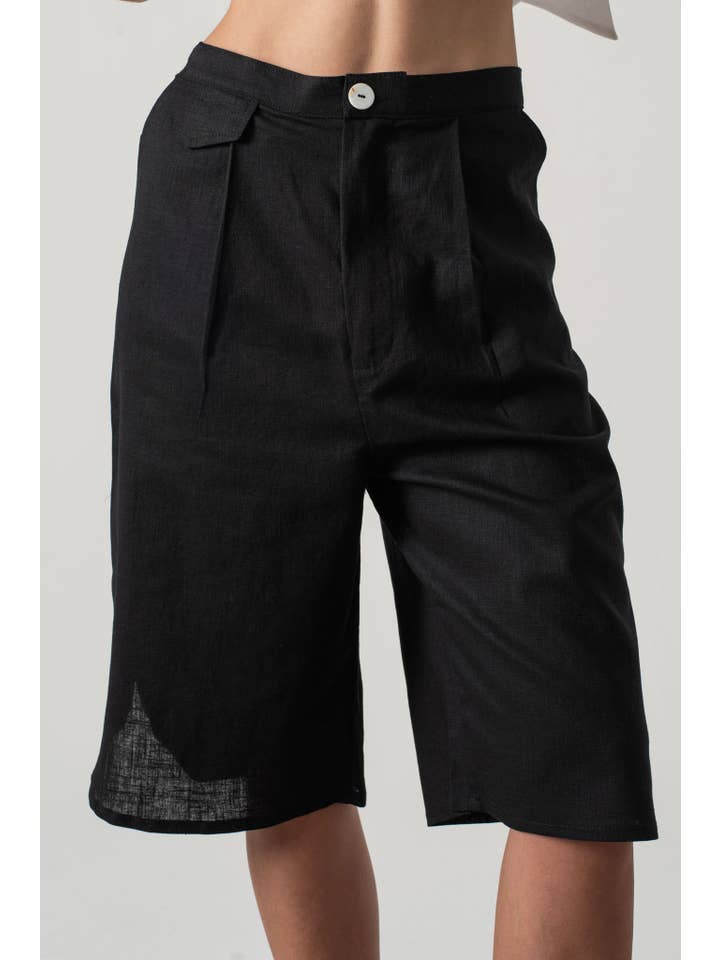 LUXMII - Wholesale Shorts – Women’s - Jager Bermuda Shorts Black6