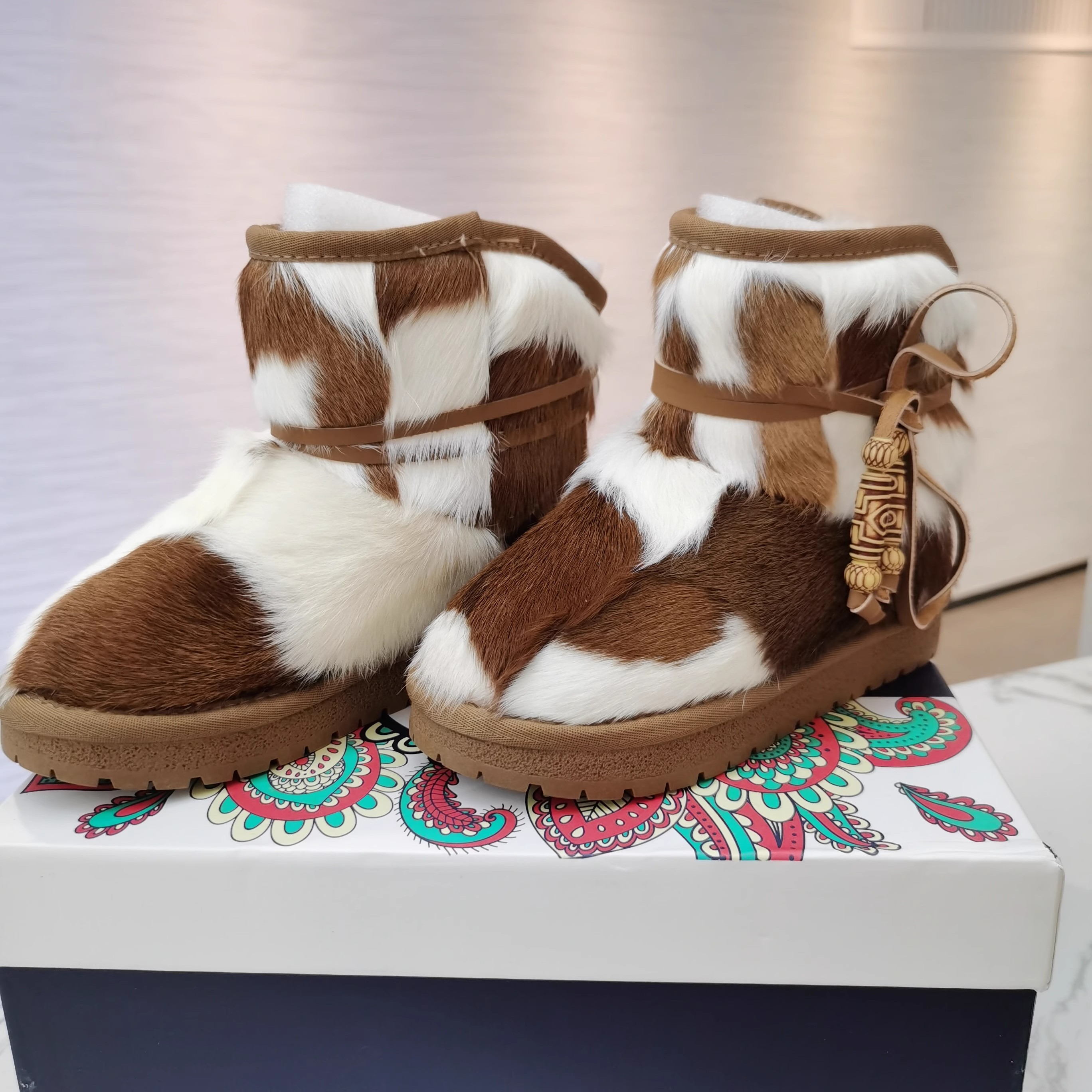 MOGSki LLC – wholesale Snökängor - Dam – Damers avslappnade och mångsidiga varma enkla snöstövlar3