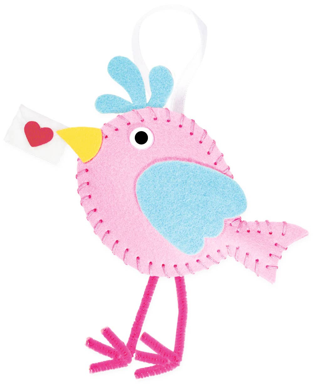 URSUS® / Buntpapierfabrik Ludwig Bähr GmbH & Co. KG - Wholesale DIY Craft Kit - Kids - Felt Set "Lucky Charm Bird"2
