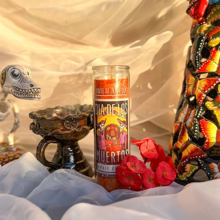 House Of Intuition - Wholesale Votive Candle - Día de Los Muertos Magic Candle (Limited Edition)2