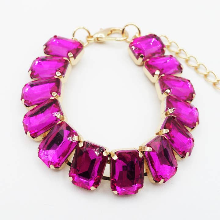 Daemon srls - Wholesale Link & Chain Bracelet - Bracciale MARGOT 2.0 con pietre sfaccettate - LUCE COLLECTION9