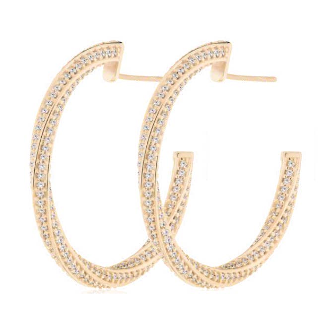 Seduce Me Hoops for wholesale by VIVA VIDA