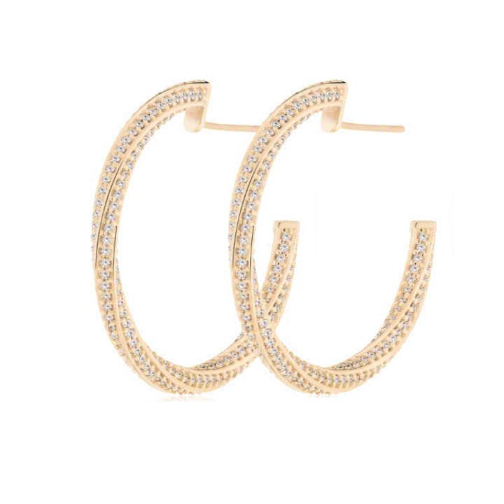 Seduce Me Hoops for wholesale by VIVA VIDA