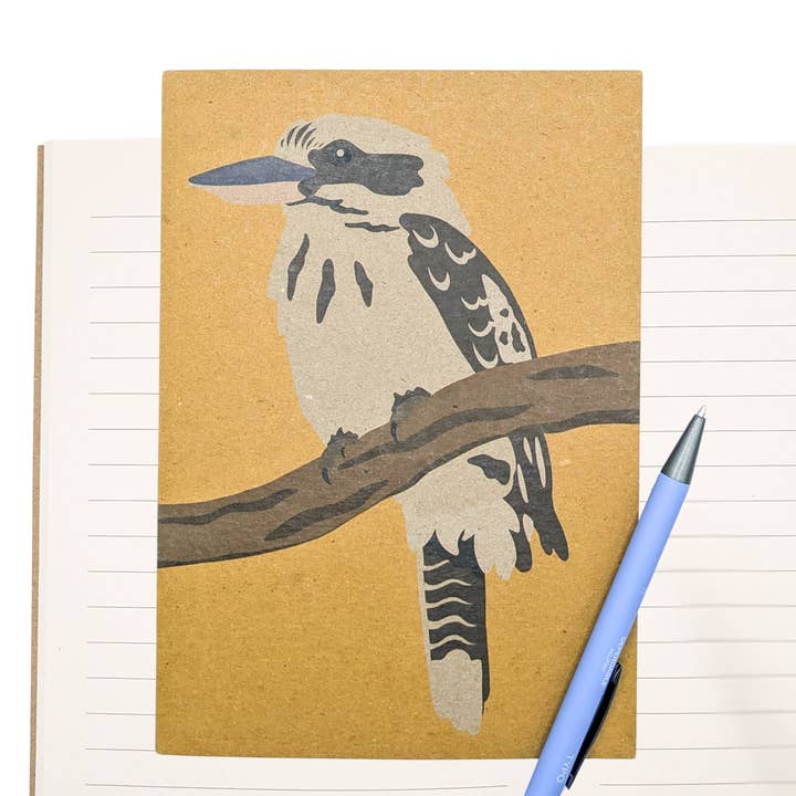 Kookaburra Notebook for wholesale by Tilly Scribbles