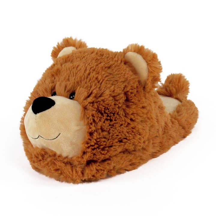 Fuzzy Bear Slippers for wholesale by Everberry