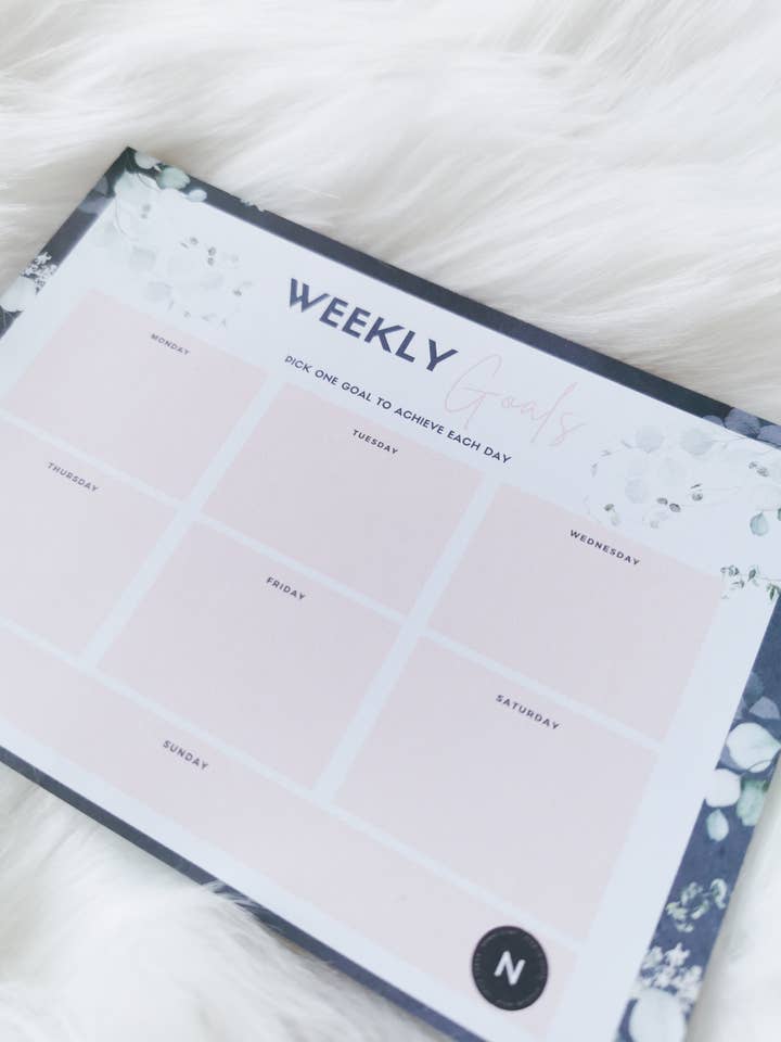 Weekly Goals Notepad for wholesale by Nonna Diary