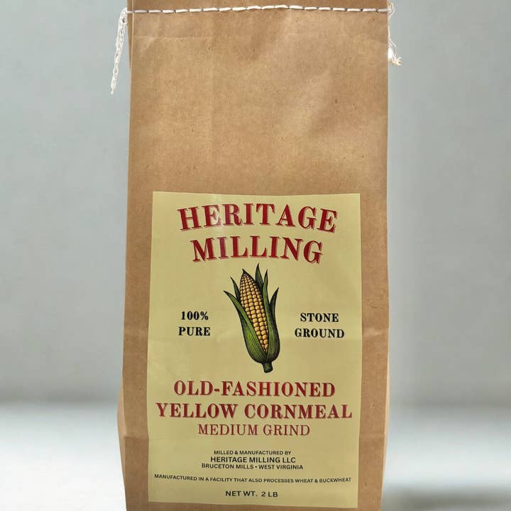 Old Fashioned Medium Grind Yellow Corn Meal (Wholesale) for wholesale by Heritage Milling