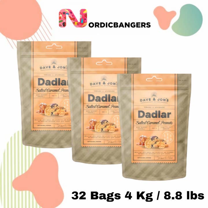 Nordicbangers - Swedish Candy Supply - Wholesale Fruit Snacks - Dave & Jon's Dates Salted Caramel Peanuts Swedish Snacks2