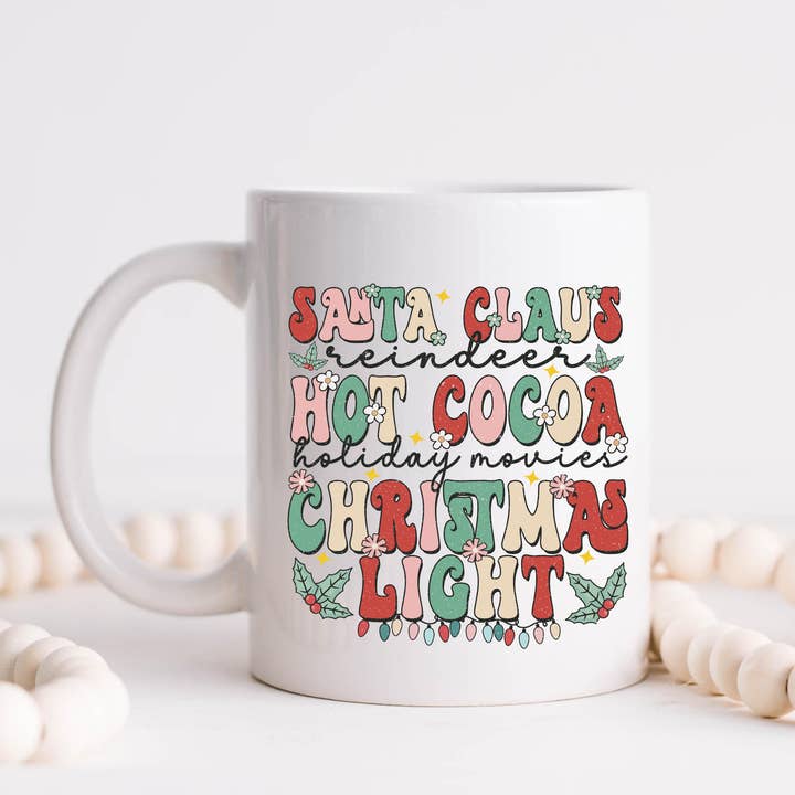 Holiday Season Mug, Christmas Decor, Christmas Party Cup for wholesale by Hm Mugs