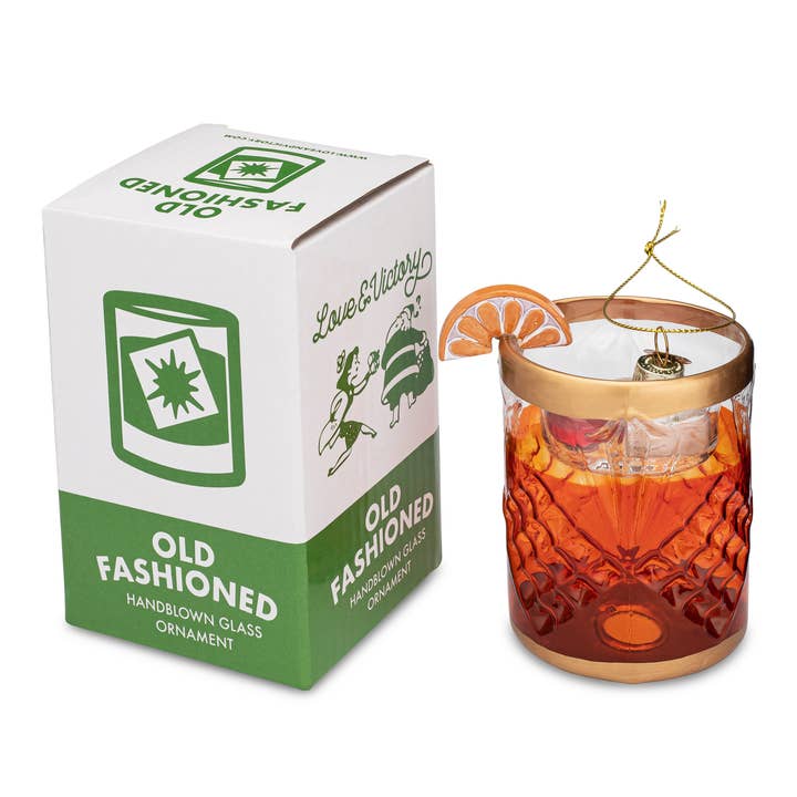 Love & Victory - Wholesale Ornament - Old Fashioned Cocktail Holiday Ornament Christmas Decor4