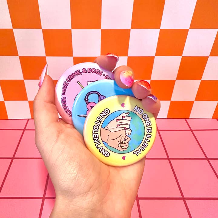 Stickers+ X Ashley Bexar - Wholesale Lapel Pin/Button - Funny Cats Cat Mom Button Pin Pinback Button3