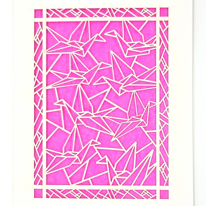 two hermanas - Venta al por mayor Tarjetas de felicitación - Grúa de papel