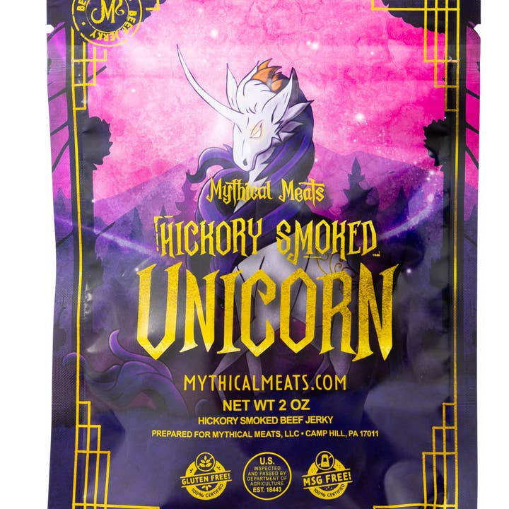 Mythical Meats - Wholesale Jerky - Mythical Meats Beef Jerky - 2 Ounce