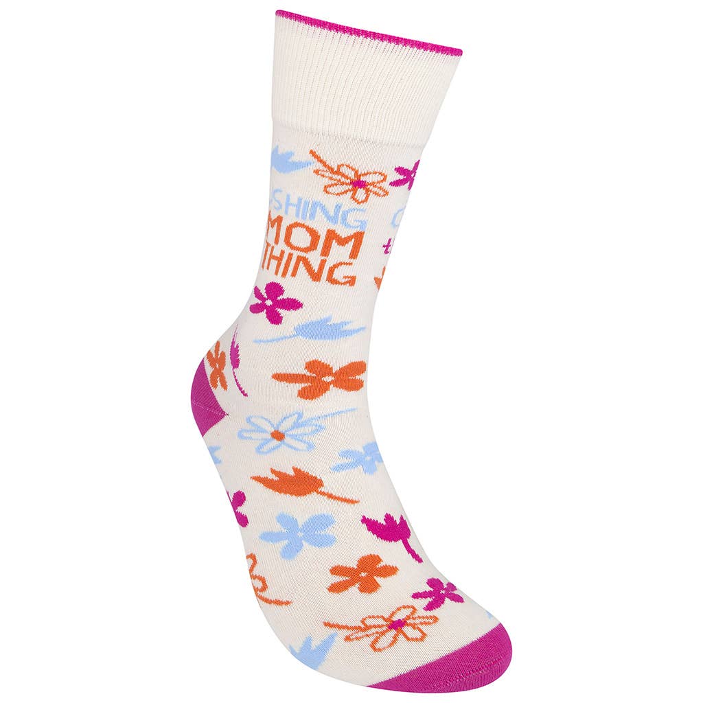 Funatic - About Face Designs - Nice Enough Merch Co - Wholesale Socks - Women's - Crushing This Mom Thing Socks| Gift | Funny | Funatic8