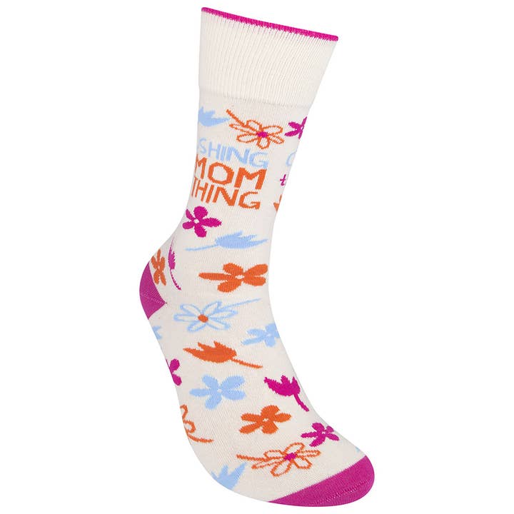 Funatic - About Face Designs - Nice Enough Merch Co - Wholesale Socks – Women's - Crushing This Mom Thing Socks| Gift | Funny | Funatic8