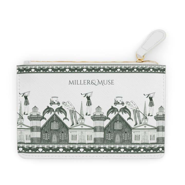 The Tidewater Zip Wallet for wholesale by Miller and Muse