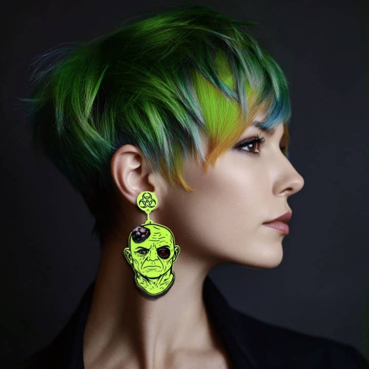 Toxic Avenger Dangle Earrings for wholesale by Mixtape Your Life