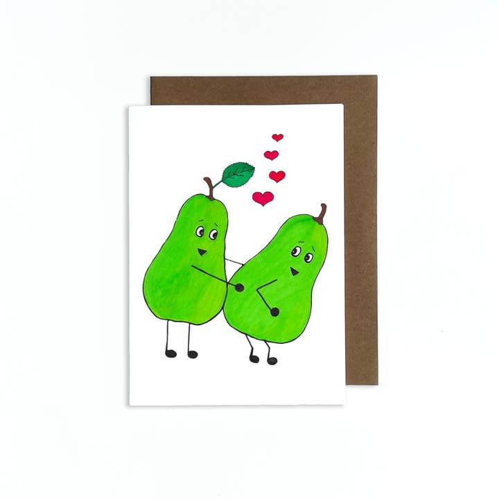 Great Pears Grußkarte für den Großhandel von Cole-Yoni Inc.