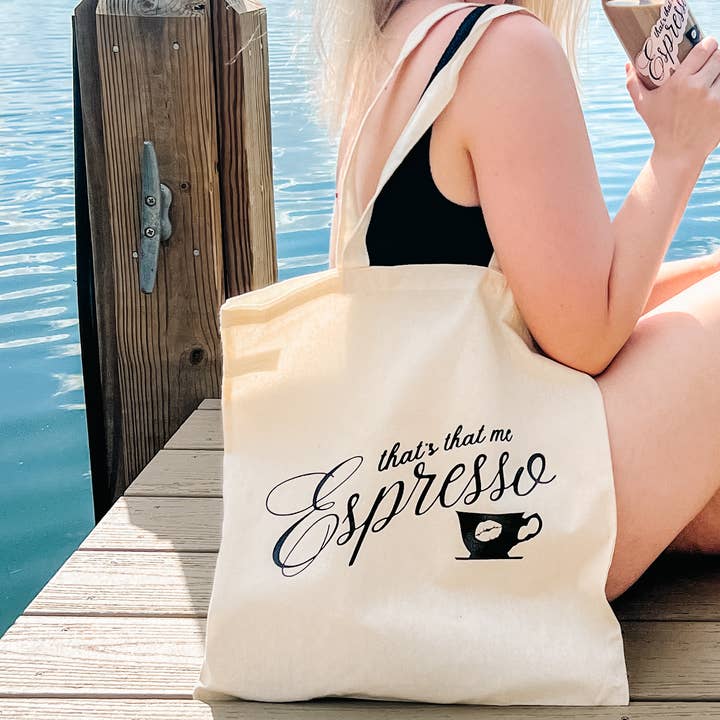 Love Her Work - Wholesale Tote Bag - Unisex - Espresso Sabrina Carpenter Canvas Tote Bag2