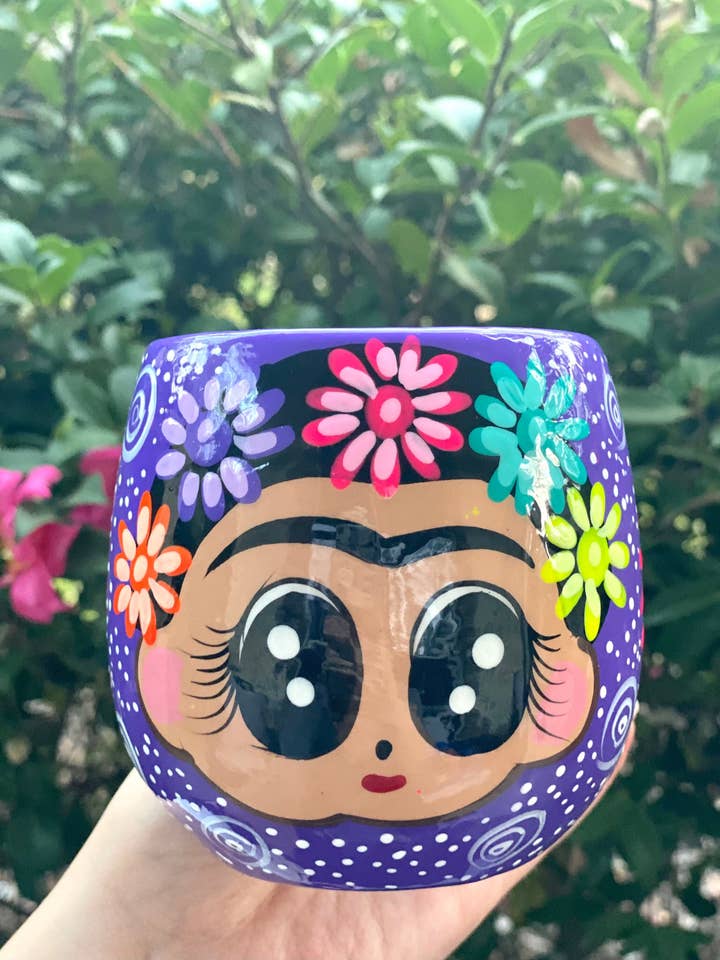 Frida Flower Mug for wholesale by Color Joy Co. LLC