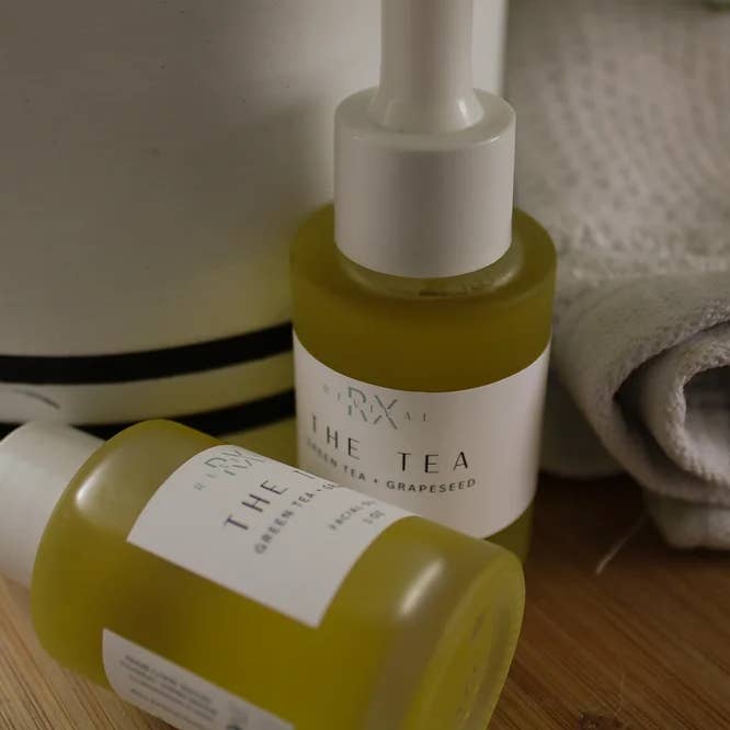 THE TEA: green tea facial oil for wholesale by revival rx