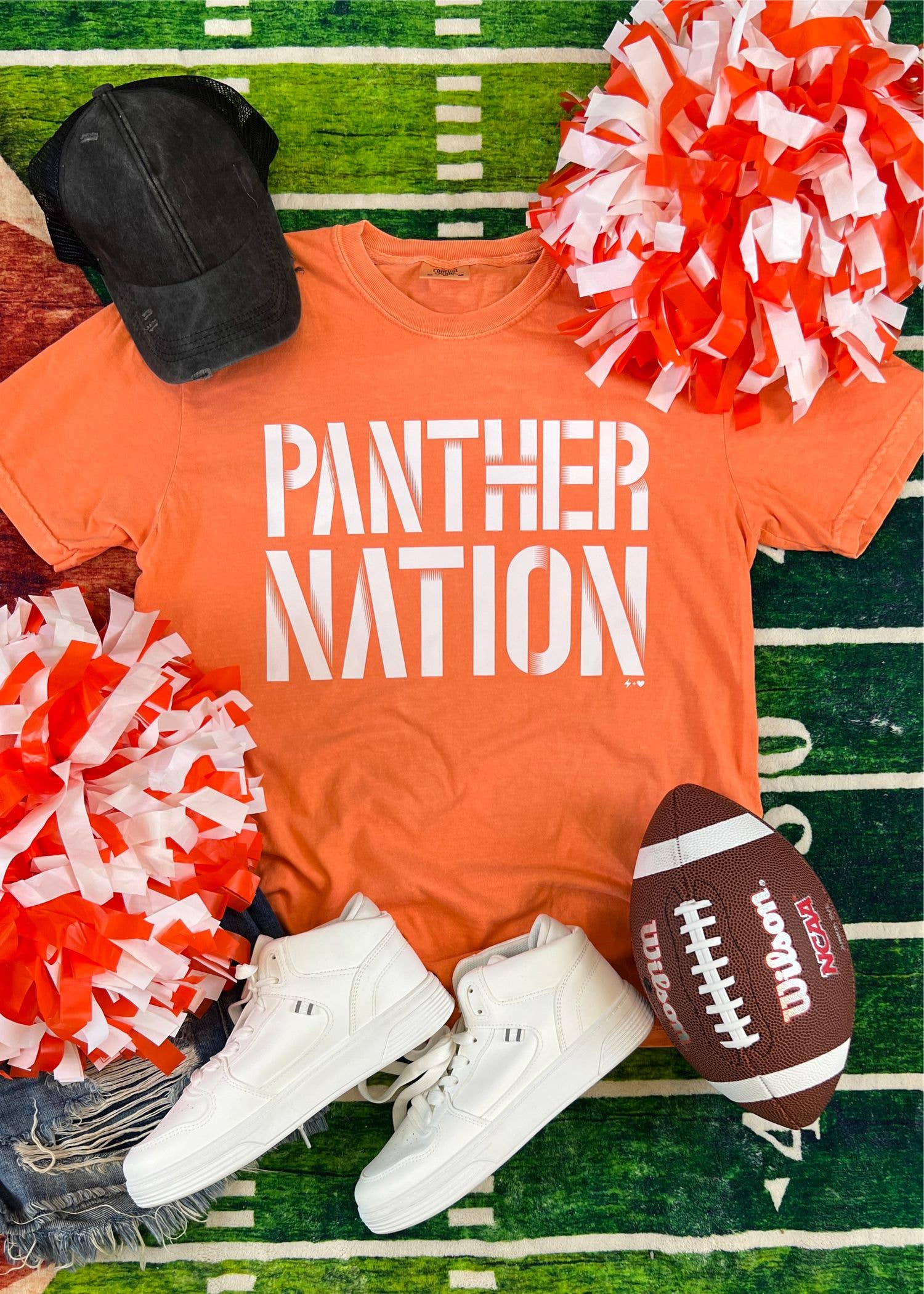 Hustle+Heart - Wholesale T-Shirt (Graphic) - Women's - Panther Nation Custom Spirit Tee (SPIRIT1085-DTF-TEE)5