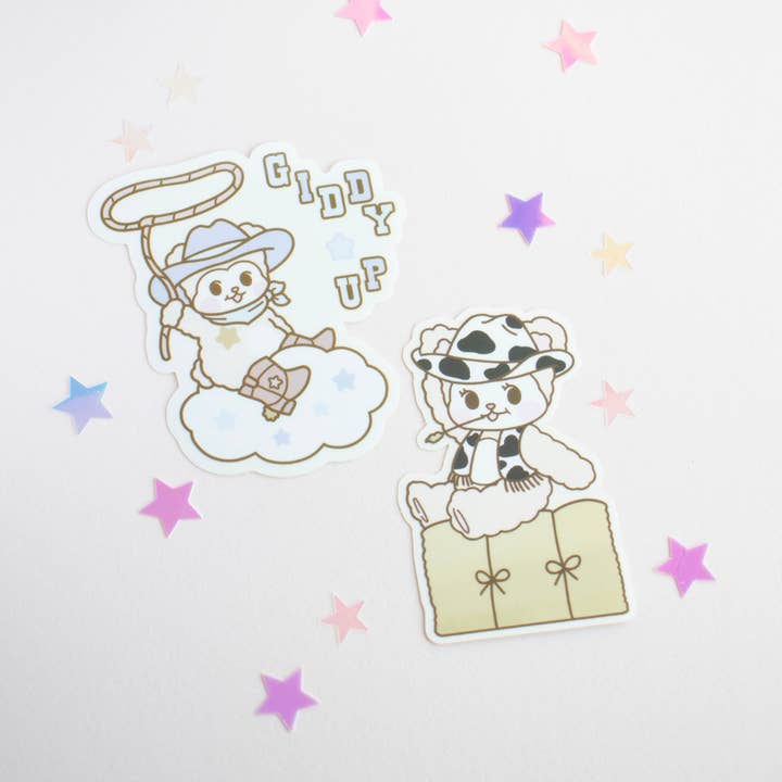 Yeehaw Sticker Set of 2 for wholesale by LoveAprilMoon