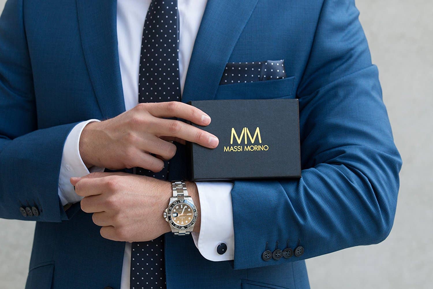 Massi Morino - Wholesale Necktie - Men's - Tie set | Extensive box content14