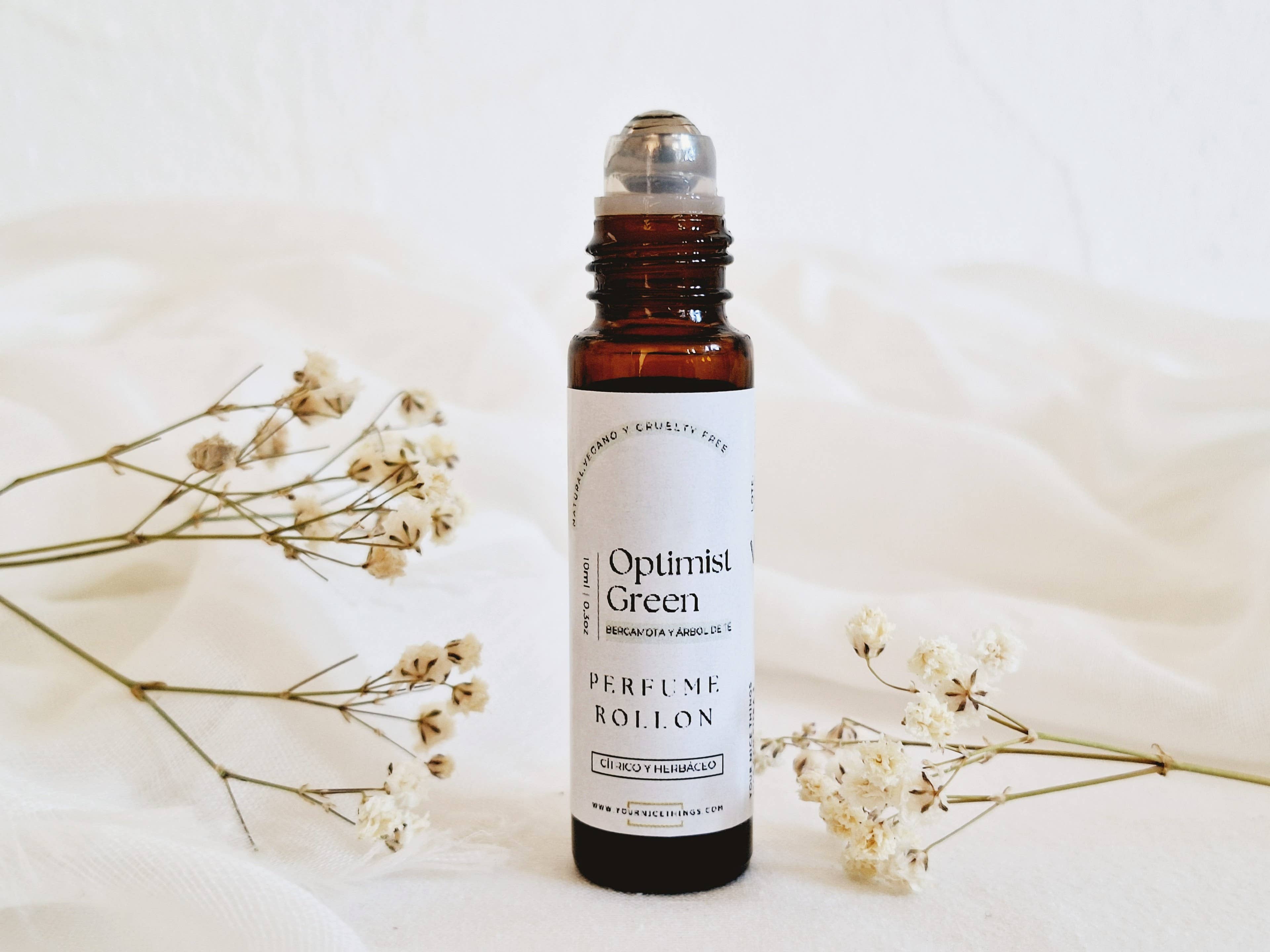 YourNiceThings - Wholesale Roll-On Fragrance - Optimist Green Roll-On Perfume (bergamot and tea tree) 10ml1