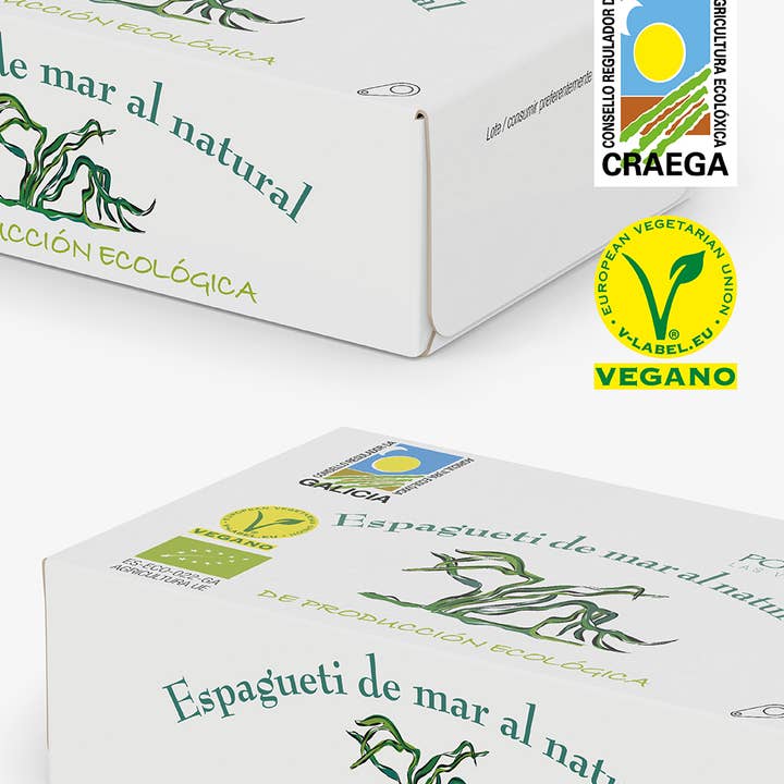 Porto-Muiños SL - Wholesale Pasta - ECO natural sea spaghetti can1