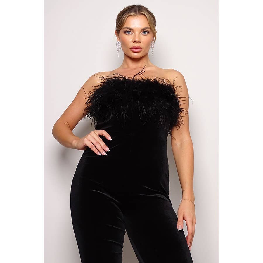 CEFIAN FASHION - Wholesale Jumpsuit - Women's - FEATHER AWAY JUMPSUIT1