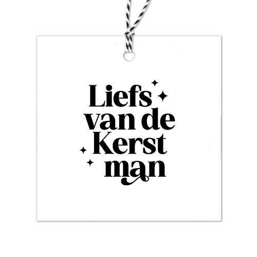 Liefz - Wholesale Cadeaulabel - Cadeaulabel Kerst | Liefs van de Kerstman