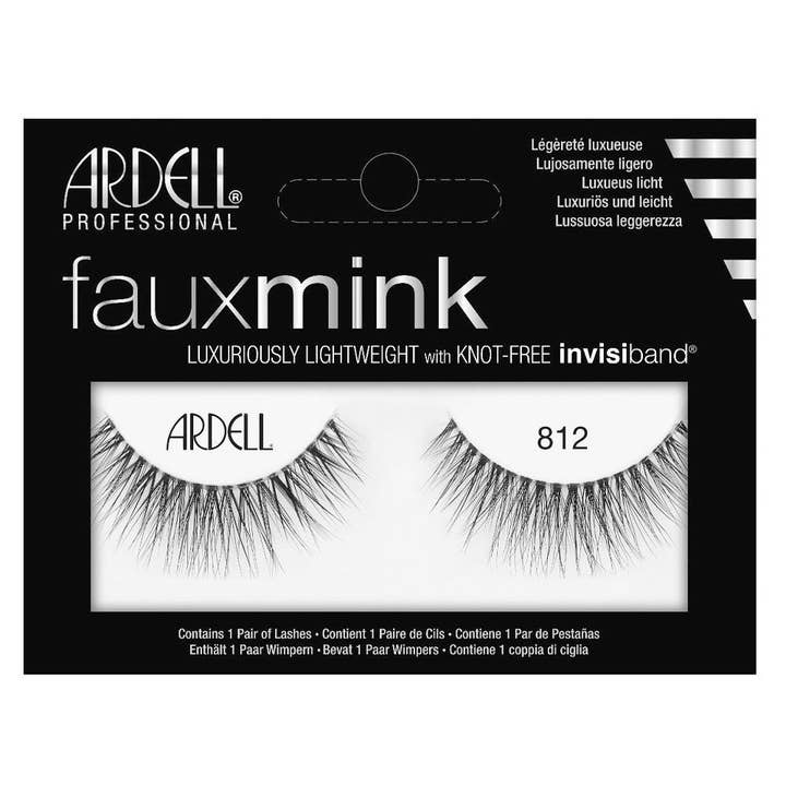 KT Supply - Venta al por mayor Pestañas postizas - Ardell Lashes Faux Mink 812, color negro