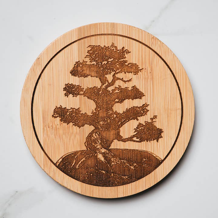 Bonsai Coaster for wholesale by Dom Chi Designs